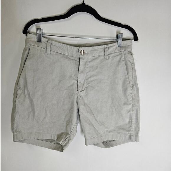 Lululemon Commission Shorts Qwick Oxford 9” Mens 34 • MINT CONDITION - Picture 1 of 4